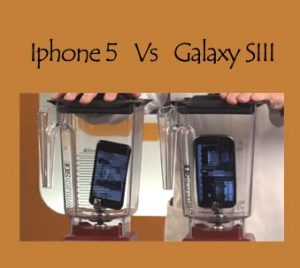 licuando el iphone 5 y el galaxy s3